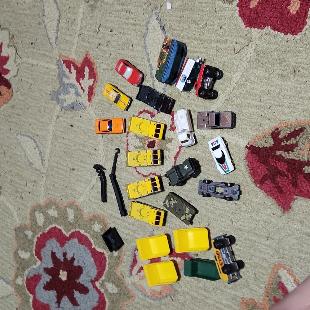 Vintage toy cars